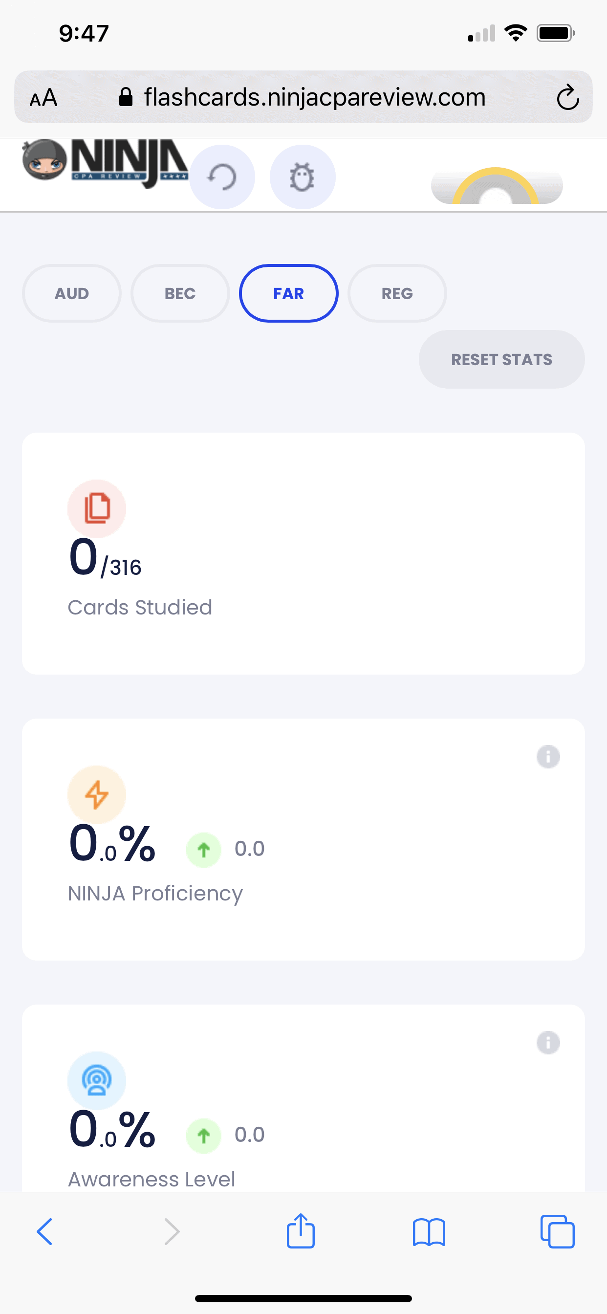 New NINJA CPA Review Flashcards - Another71.com