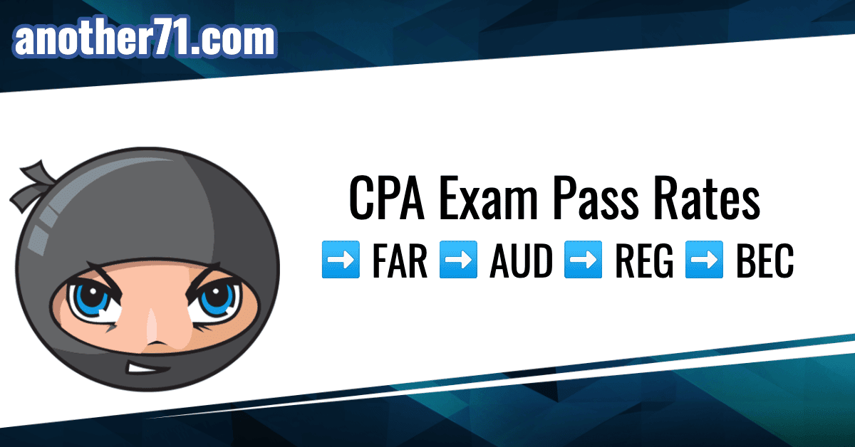 CPA Exam Pass Rate From Last 16 Years CPA Pass Rates