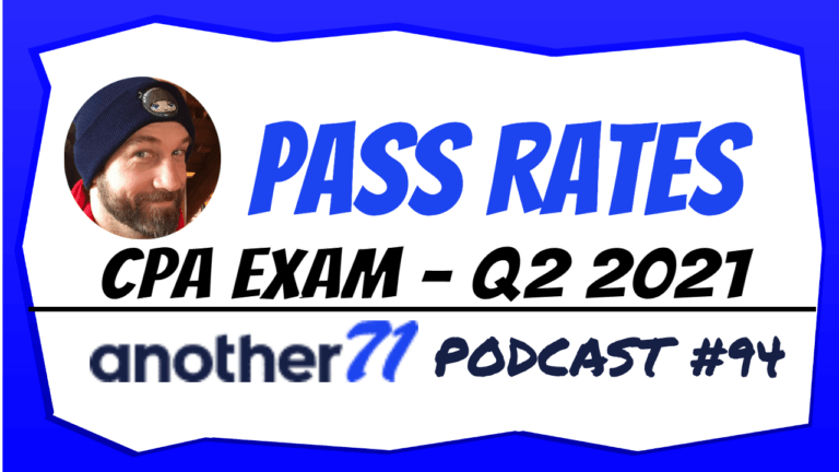 CPA Exam Pass Rates 2021