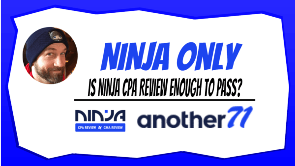 is ninja cpa review enough to pass cpa exam