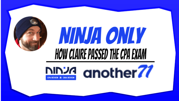 pass cpa exam ninja only claire
