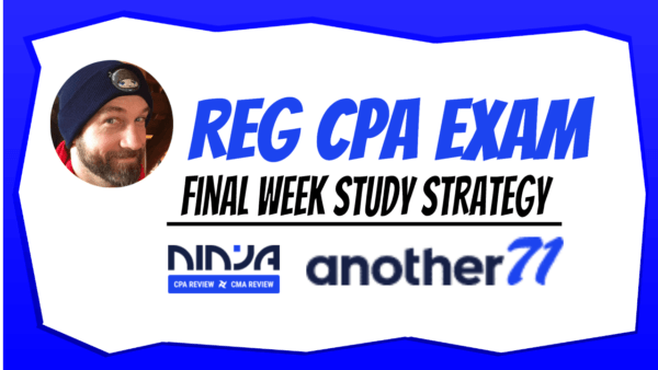 reg cpa exam final week