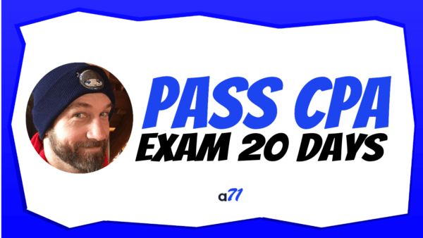 how to pass cpa exam in 20 days